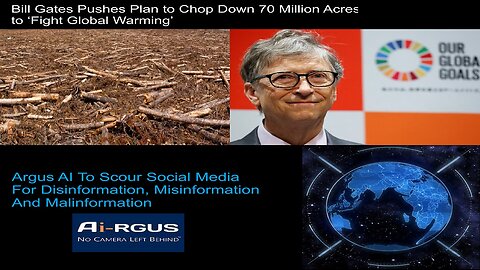 Bill Gates Pushes Plan to Chop Down 70 Million Acres of Trees to ‘Fight Global Warming’