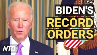Biden Sets Record for Number of Executive Actions; Baidu Given Driverless Vehicle Test Permit in US
