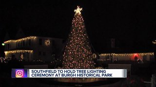 Southfield to hold tree lighting ceremony at Burgh Historical Park