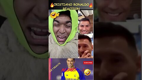 RONALDO REACTION VIDEO 😂😂😂 #shorts #ronaldo #football #messi #nymar