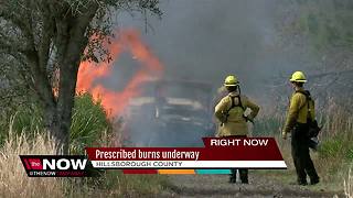 Prescribed burns underway