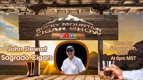 Episode 112: John Stewart, owner Sagrado Cigars, on the show this week.