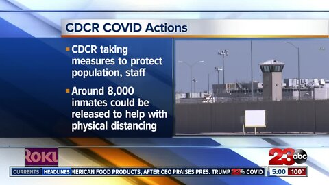 CDCR to release up to 8,000 inmates statewide in response to COVID-19