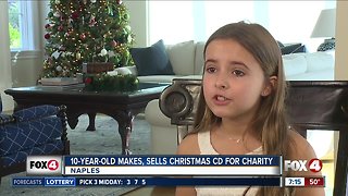 10-year-old Kylie Gust makes, sells Christmas CD for charity and raises thousands