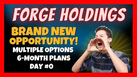 Forge Holdings Review 🎯 Brand NEW Opportunity ⏰ Day #0 🏆 Multiple Plans Up to 8% In Daily Returns 💰