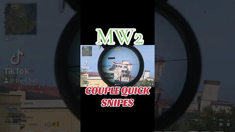 Quick Snipes MW2 #mw2 #gaming #sniper #cod #quickscope
