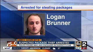 Police arrest suspected package thief