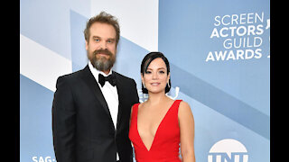 Lily Allen's kids mock fame 'competition' with David Harbour