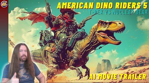 I used AI to make a trailer for a fake movie (American Dino Riders 5)