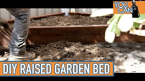 DIY raised garden bed