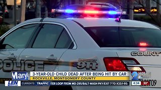 3-year-old dies after being struck by SUV in bank parking lot