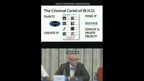 W.H.O. Is a criminal cartel you are the carbon they want to reduce!