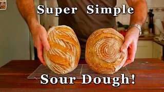 Sour Dough from scratch | Super simple step-by-step. Free Range Homestead Episode 58