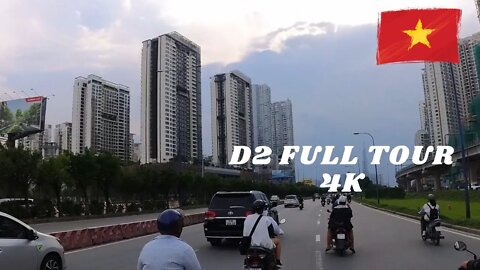 District 2 Saigon 4K Tour Vietnam MOTORBIKE Yamaha MT-15