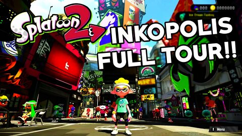 Splatoon 2 - Inkopolis Square Complete Tour! (Splatfest Demo)