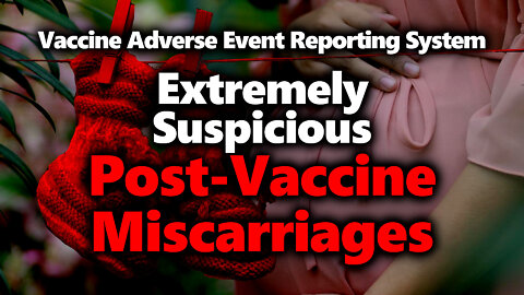 Mass Post Vaccine Pregnancy Loss: Miscarriages/ Fetal Deaths?! VAERS Tells HORRIFYING Tale (Pt 1)