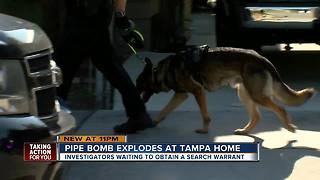 Tampa Police investigating pipe bomb explosion on E. 17th Avenue