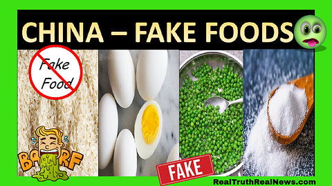 ⚠️☠️🚨 Beware of Fake "Food" Coming Out of China - It's NOT Food At All! Might As Well Eat Recycling 🤮 WTF?!