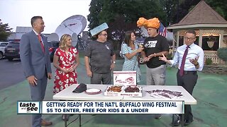 The "Wing King" and Bocce Club Pizza stop by Channel 7!