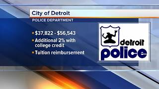 Detroit police looking to hire new officers