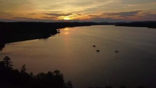 Tranquil sunset over Grand Bay