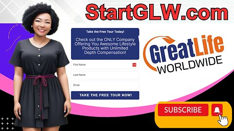 GreatLife Worldwide Free Tour Lead Capture Page Explanation