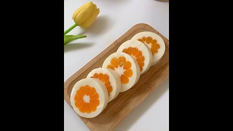 Orange pudding cuma for Bahan