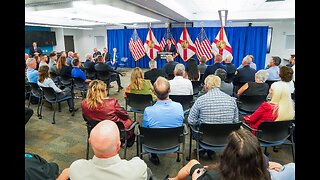 Governor DeSantis Hosts a Press Conference Supporting Increased Penalties for Retail Theft