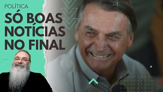 BOLSONARO quer FINAL de CAMPANHA focado nas BOAS NOTÍCIAS e SIM, temos ÓTIMAS NOTÍCIAS