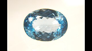 Breathtaking Master cut Sky Blue Topaz Oval 22.01 x 16.6 mm, 33.38 Carts with Dazzling Luster