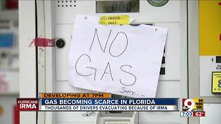 Gas becoming scarce in Florida