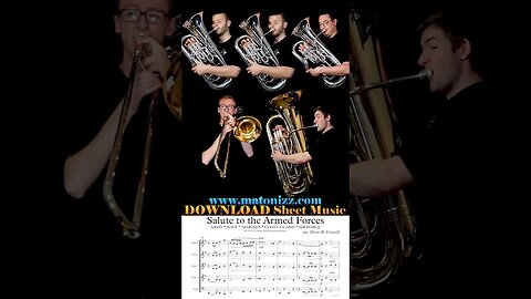 🇺🇸 Low Brass Army Salute 🇺🇸 #lowbrass #euphonium #trombone #tuba #army #independenceday #armedforces