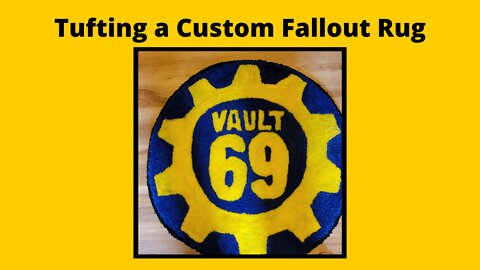 Making a Custom Fallout Vault Rug
