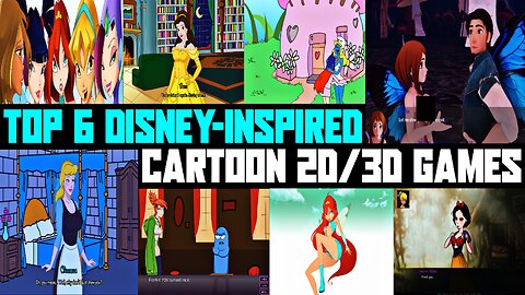 Top 6 Disney-Inspired Cartoon 2D / 3D Games | 2024 | EzrCaGaminG | Part 3