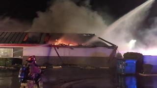 Denny's at Oracle and River catches fire overnight