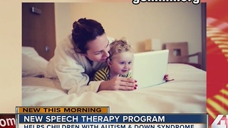New speech therapy program helps children with autism and Down syndrome