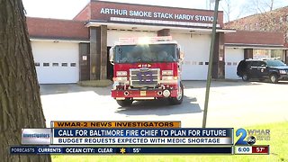 Call for Baltimore fire chief to plan for future