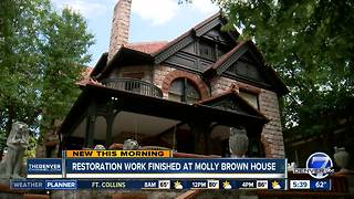 Restoration work finished at Molly Brown House