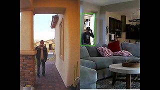 Bizarre 4-hour burglary caught on camera in northwest Las Vegas