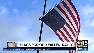 Flags for Our Fallen rally