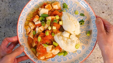 Tofu and tomato stew - for those who need a hug | Keto vegan recipe