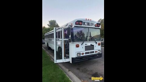 Bluebird TC2000 Diesel Beverage and Boba Bus | Mobile Drinks Unit in Great Shape for Sale in Utah