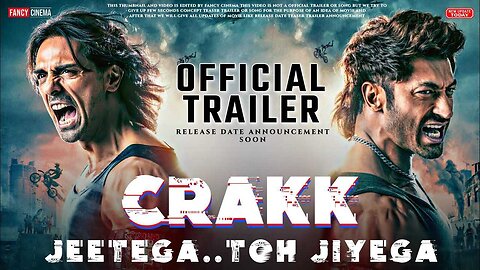 Crakk - Jeetegaa Toh Jiyegaa _ Official Trailer _ Vidyut Jammwal Arjun R Nora F _ Aditya D _ Amy J