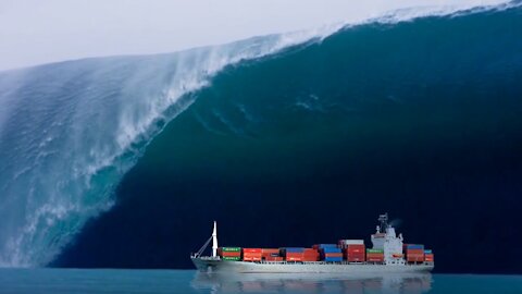 Terrifying Waves Caught on Video (TSUNAMI, STORM, SURF, TYPHOON)