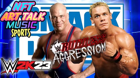🏅Kurt Angle Vs. 🫡 John Cena 🤼🏼‍♂️ Ruthless Aggression 🎮 Smackdown WWE 2K23