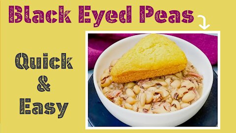 Instant Pot Black Eyed Peas Recipe | Quick & Easy