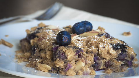 Blueberry Oatmeal Bake