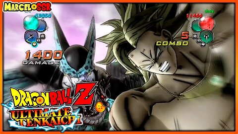 Perfect Cell Vs. Broly SSJ Lendário - Dragon Ball Z: Ultimate Tenkaichi