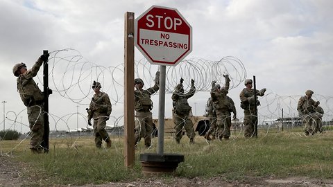 WH Reportedly Wanted Troops To Build Detention Facilities At Border