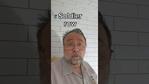 Tile Layout hack SOLDIER COURSE #shorts #tile #howtotile #tilelayout